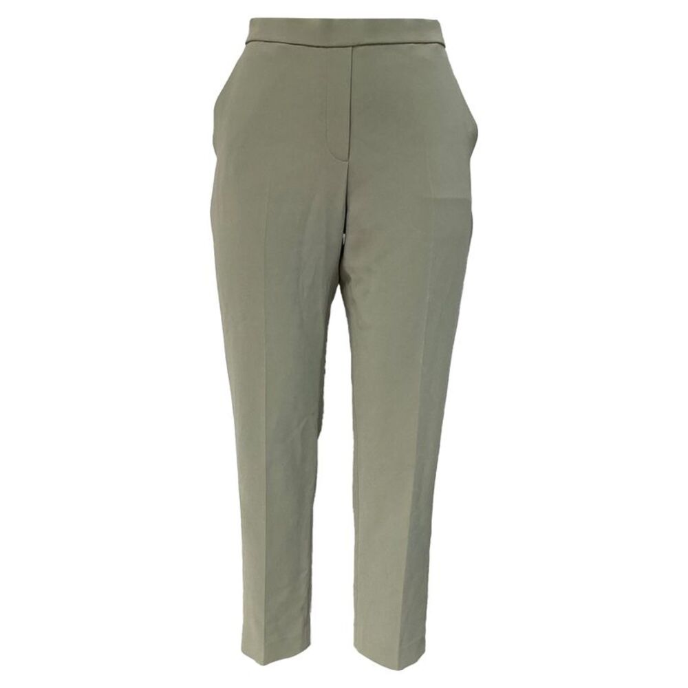 Theory Suit Pants in Green Triacetate